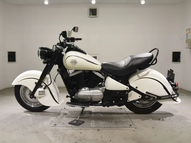 Kawasaki Vulcan 400 Drifter 2000, белый, фото 2