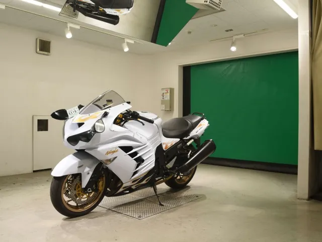 Kawasaki ZX-14RA 2014, белый, фото 4