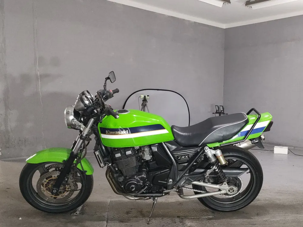 Kawasaki ZRX400-II, зелёный, фото 2