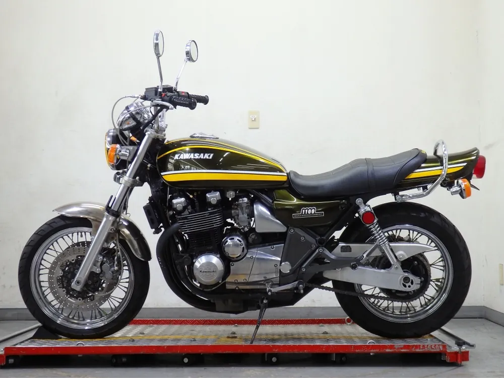 Kawasaki ZRX1100 2002, green / yellow, фото 2