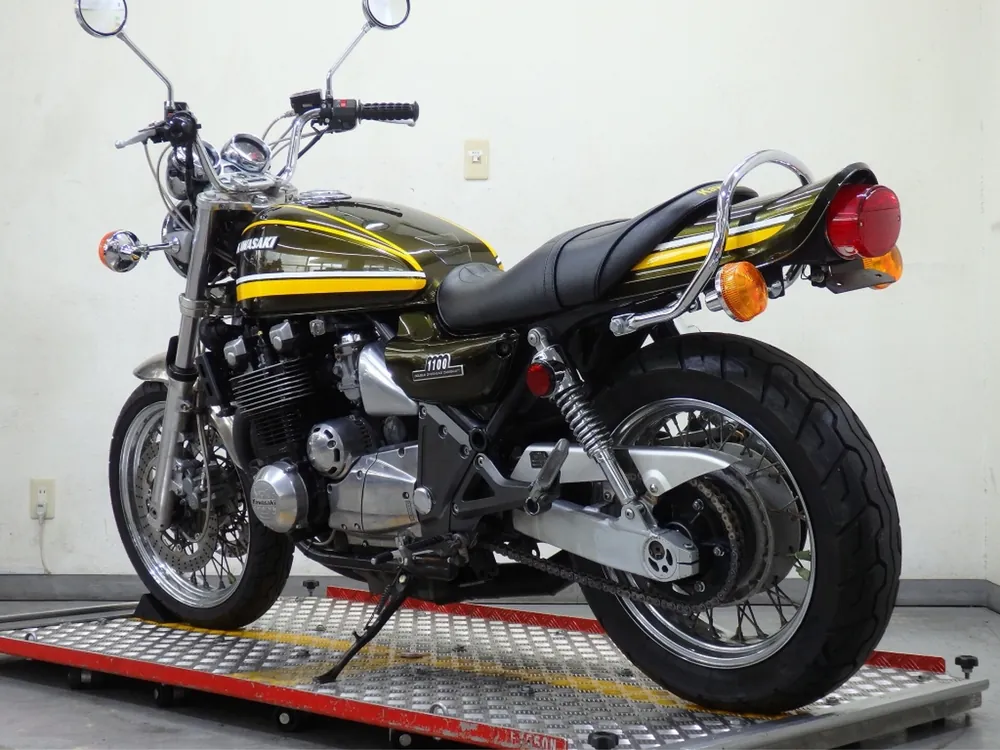Kawasaki ZRX1100 2002, green / yellow, фото 4