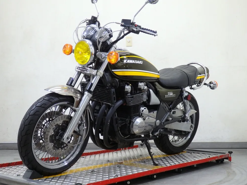 Kawasaki ZRX1100 2002, green / yellow, фото 6