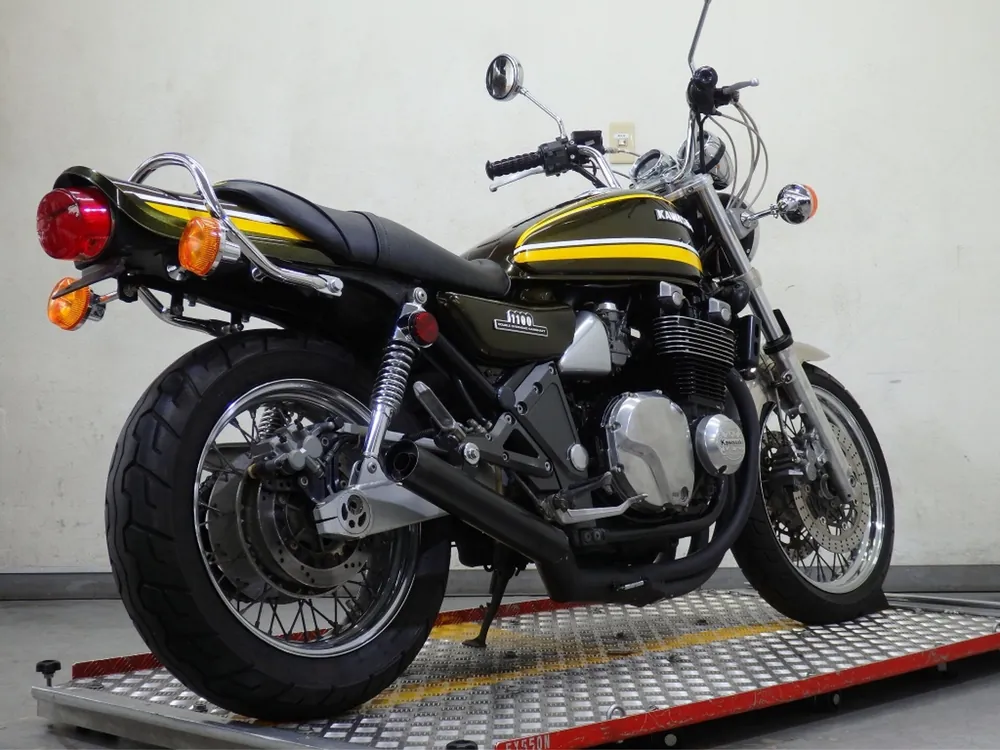 Kawasaki ZRX1100 2002, green / yellow, фото 7