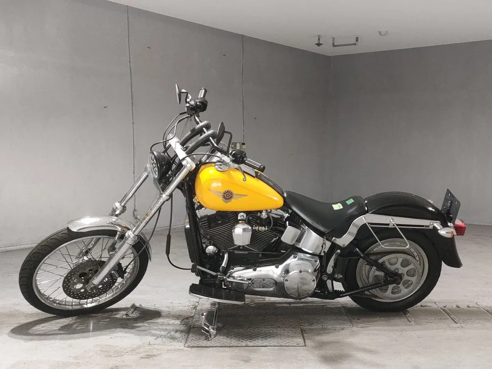 Harley-Davidson Fat Boy 2001, жёлтый, фото 2
