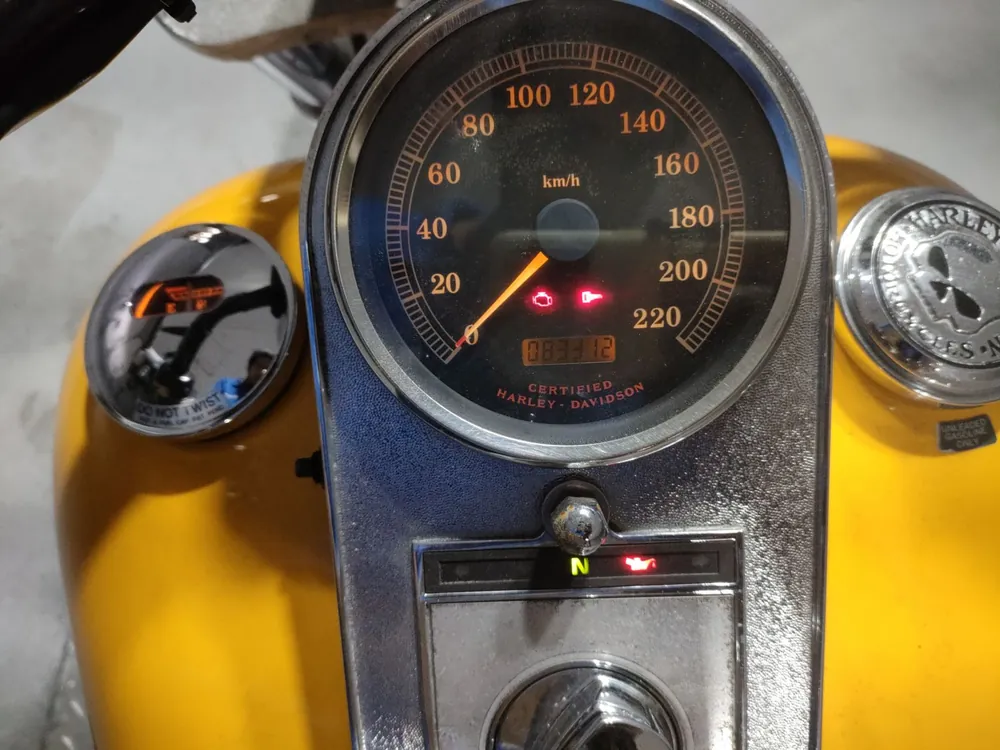 Harley-Davidson Fat Boy 2001, жёлтый, фото 5