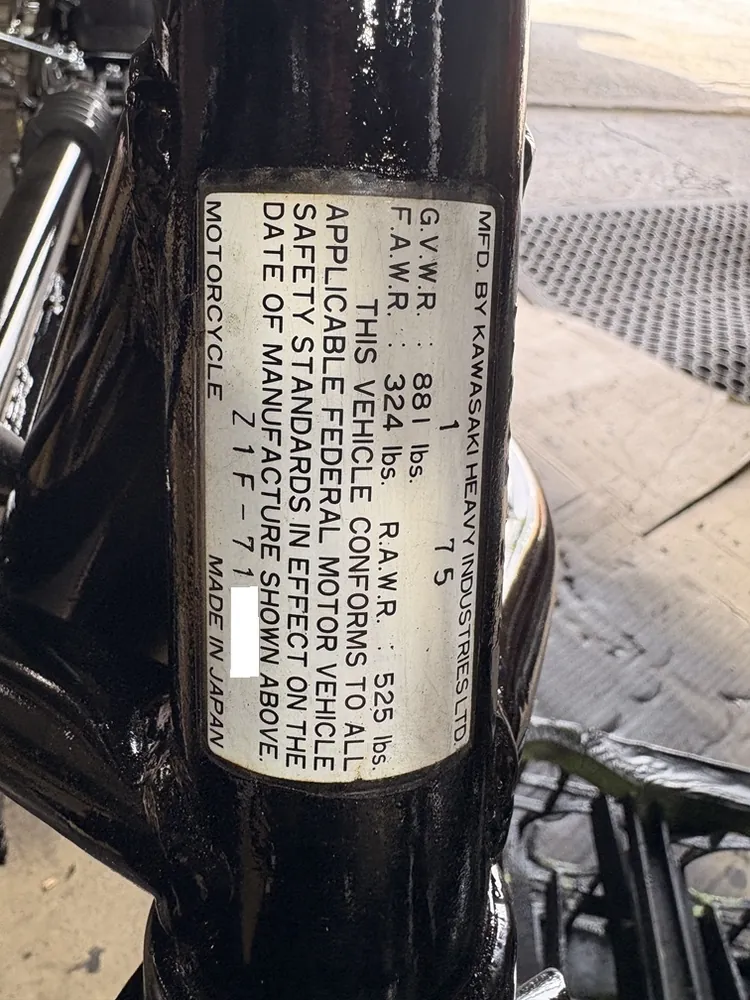 Kawasaki Z1B 1975, фото 4