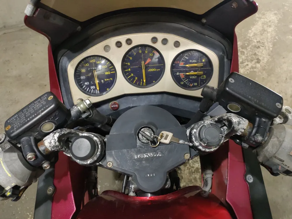 Honda CBX750F 1986, красный, фото 5
