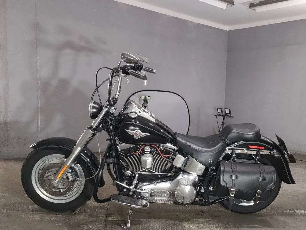 Harley-Davidson Fat Boy 2004, чёрный, фото 2