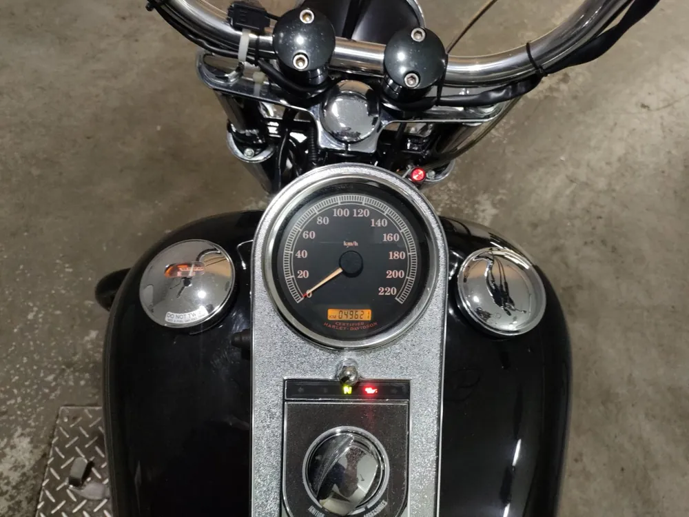 Harley-Davidson Fat Boy 2004, чёрный, фото 5