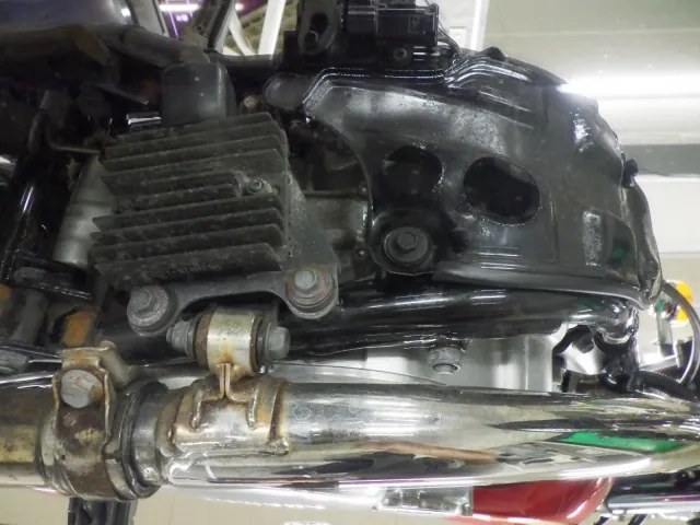 Yamaha SR400 2010, красный, фото 7