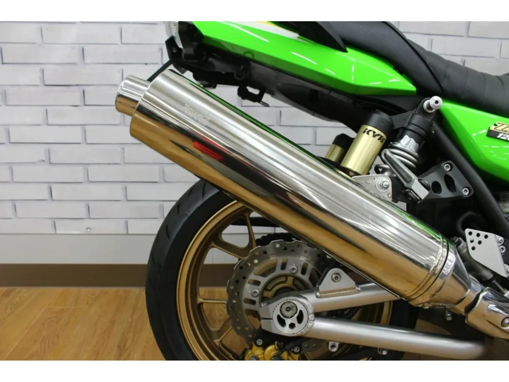 Kawasaki ZRX1200DAEG 2012, белый, lime, синий, фото 4