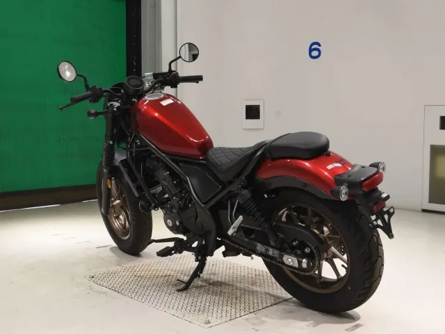 Honda Rebel 250, красный, фото 6