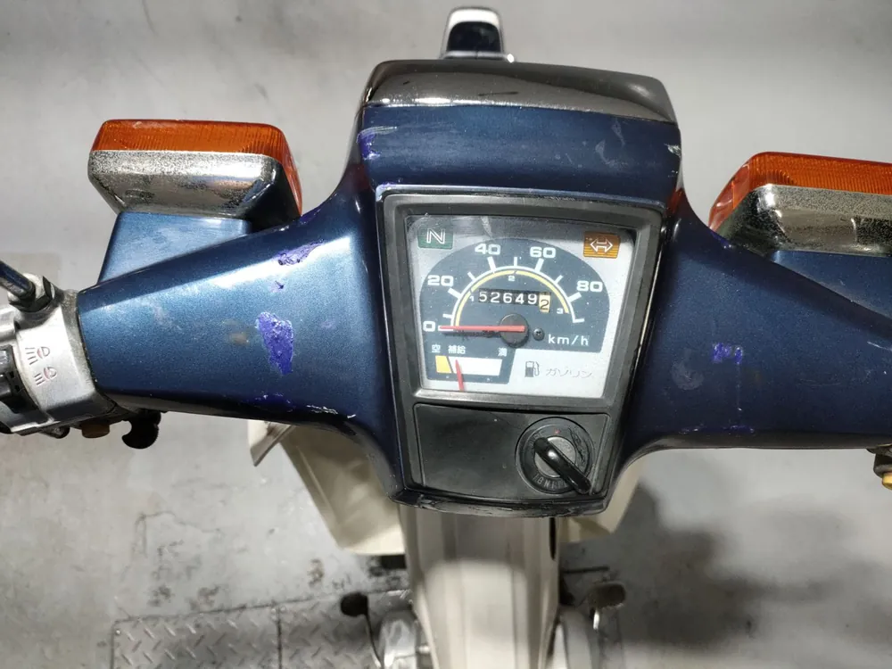 Honda Super Cub, синий, фото 5