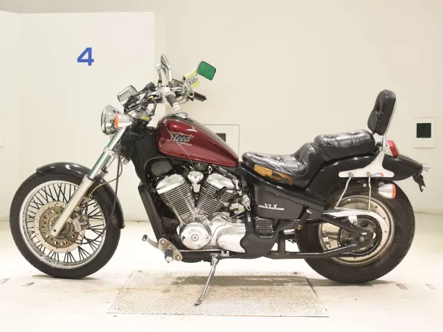 Honda Steed 400 1992, красный, фото 2