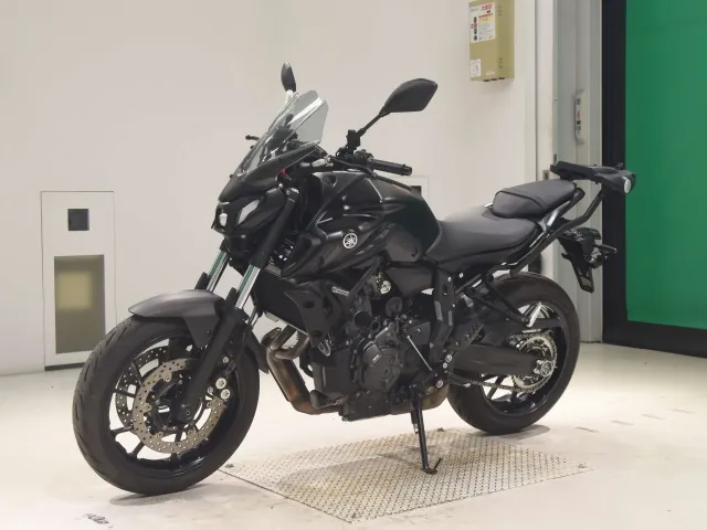 Yamaha MT-07 2023, matt black, фото 4