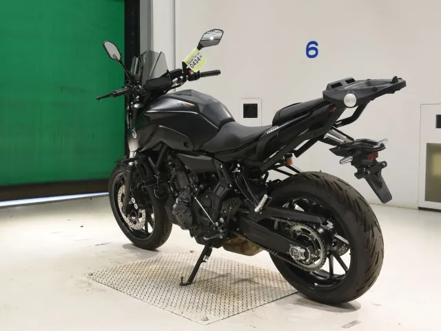 Yamaha MT-07 2023, matt black, фото 6