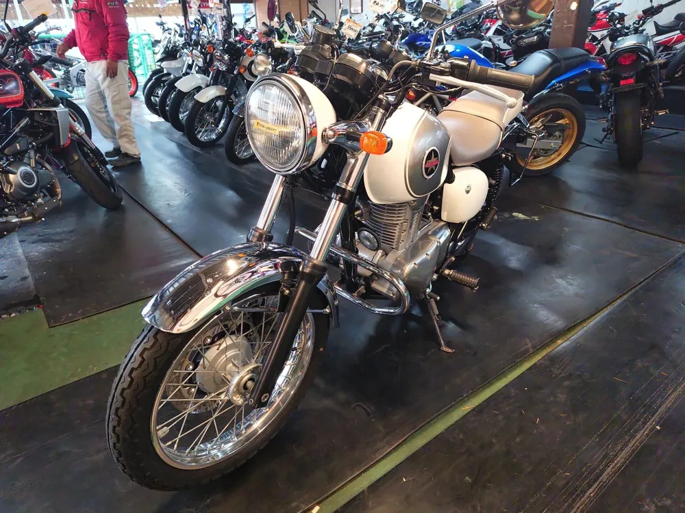 Kawasaki Estrella, white/silver, фото 6