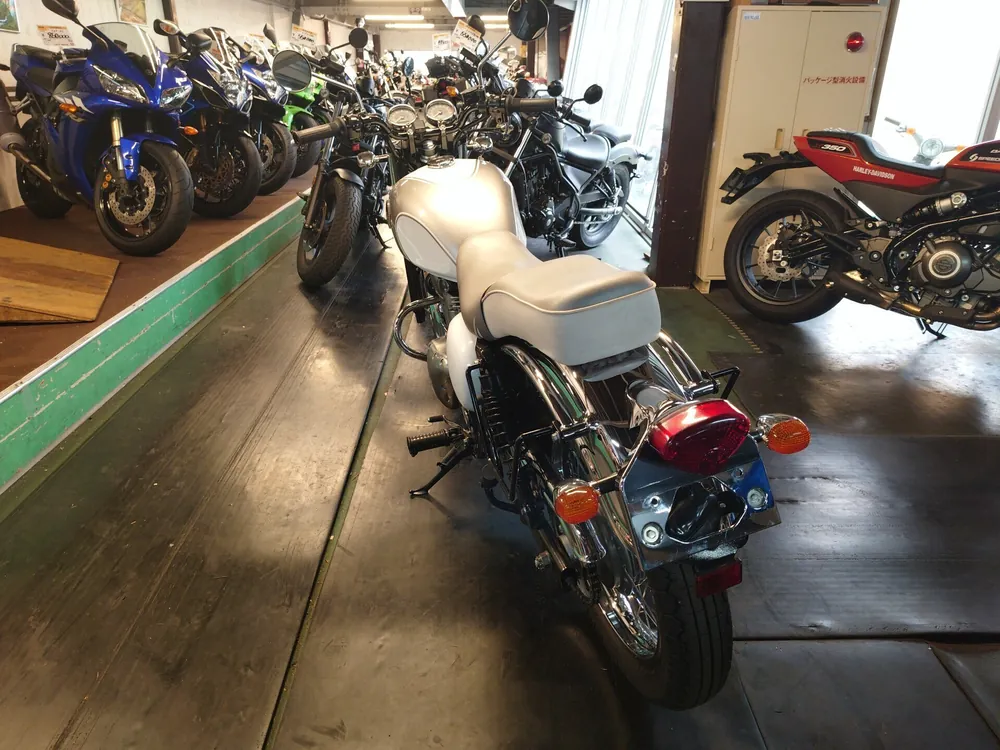 Kawasaki Estrella, white/silver, фото 9