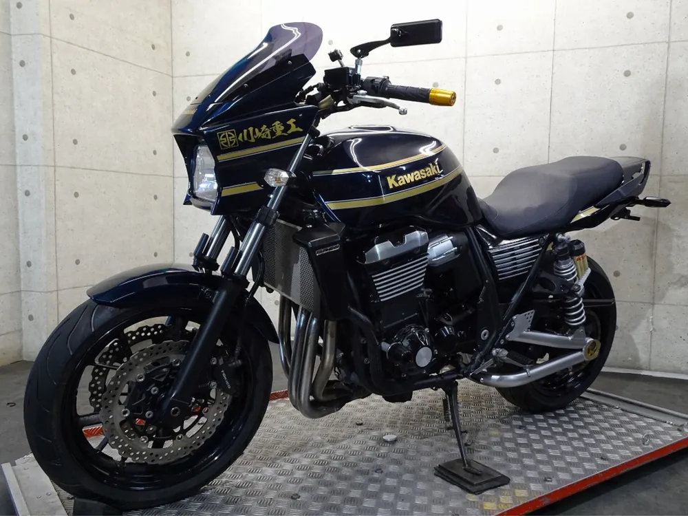 Kawasaki ZRX1200DAEG 2011, navy blue, фото 4