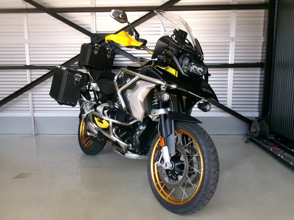 BMW R1250Gs 2021, чёрный, жёлтый, фото 4