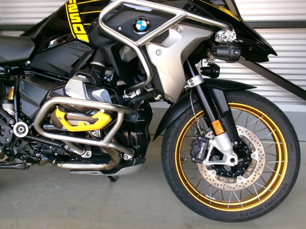 BMW R1250Gs 2021, чёрный, жёлтый, фото 7