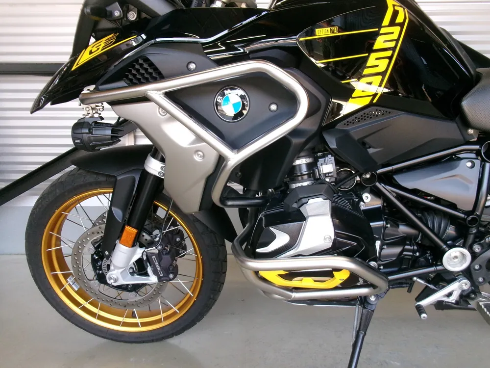 BMW R1250Gs 2021, чёрный, жёлтый, фото 8