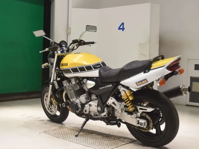 Yamaha XJR1300 1998, чёрный, жёлтый, фото 6