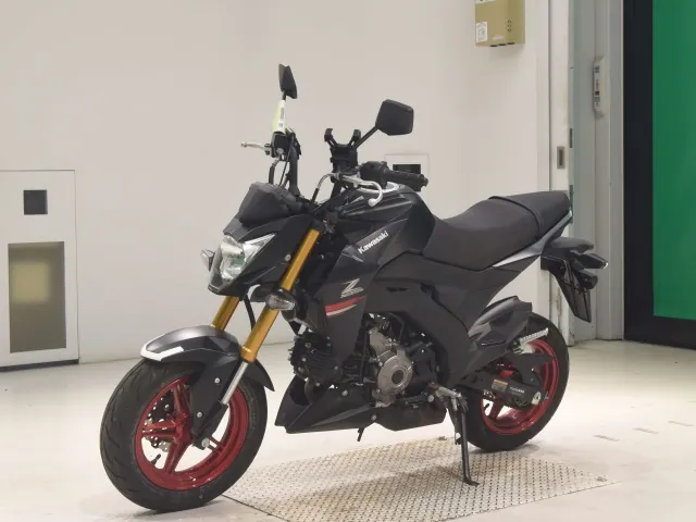 Kawasaki Z125 PRO, чёрный, фото 4