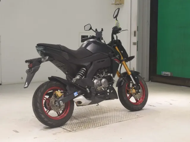 Kawasaki Z125 PRO, чёрный, фото 5