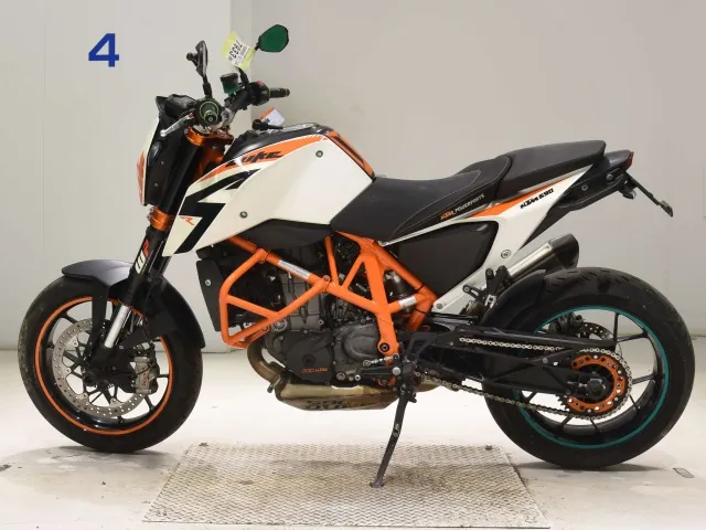 KTM 690 DUKE R 2013, white | black, фото 2