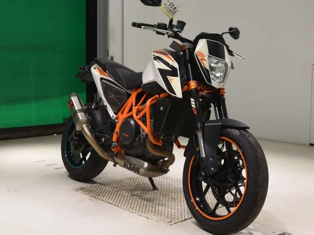 KTM 690 DUKE R 2013, white | black, фото 3
