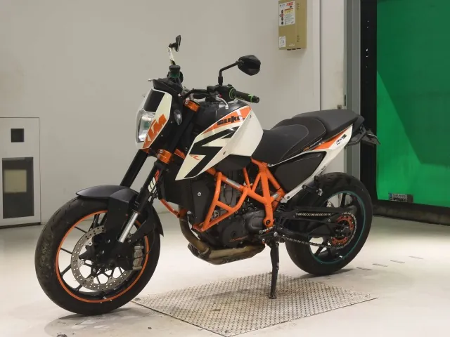 KTM 690 DUKE R 2013, white | black, фото 4