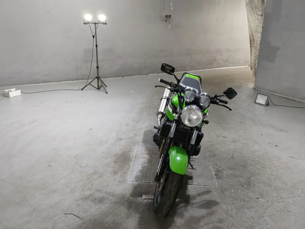 Kawasaki ZRX400-II 2000, зелёный, фото 3