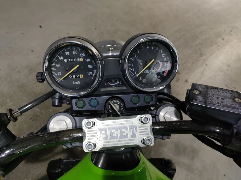 Kawasaki ZRX400-II 2000, зелёный, фото 5