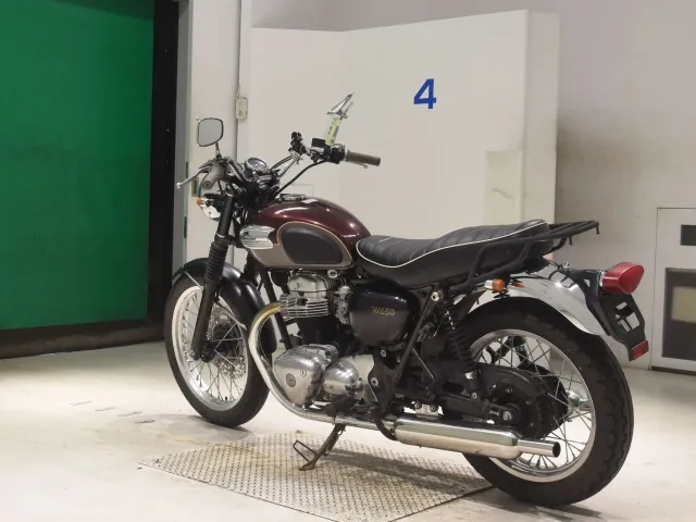 Kawasaki W650 2004, бордовый, фото 6