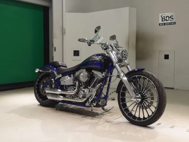 Harley-Davidson FXSB BREAKOUT CVO 2014, black | blue, фото 3