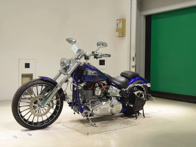 Harley-Davidson FXSB BREAKOUT CVO 2014, black | blue, фото 4