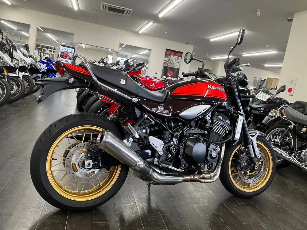 Kawasaki Z900RS 2022, light brown, оранжевый, фото 2