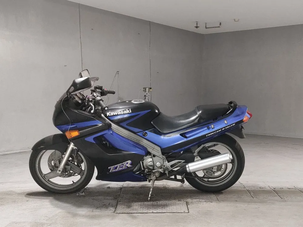 Kawasaki ZZ-R250, чёрный, синий, фото 2