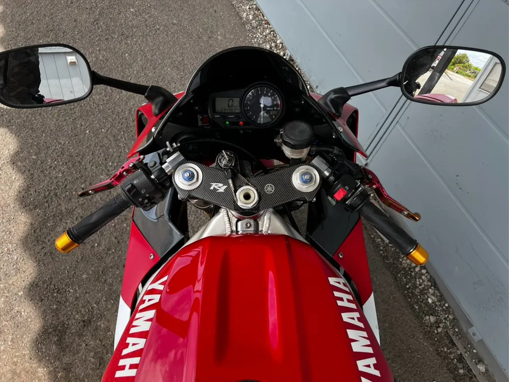 Yamaha YZF-R1 2000, red / white / black, фото 7