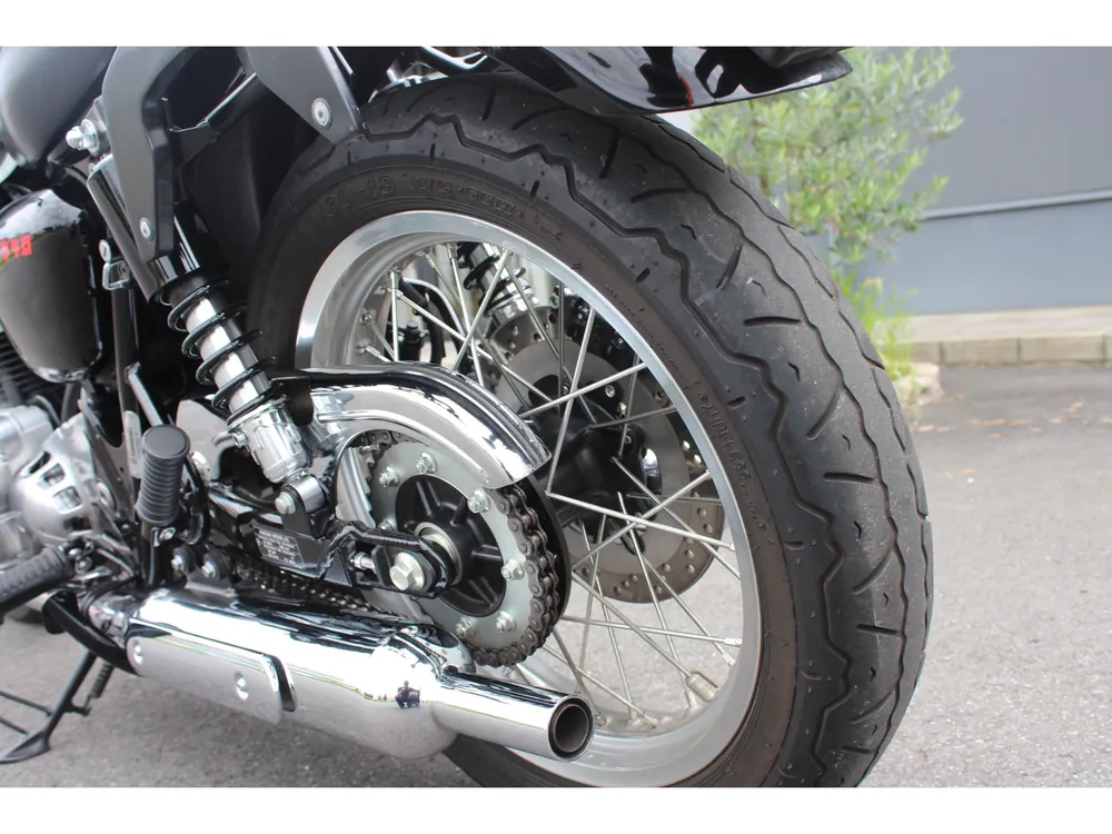 Kawasaki W800-2 2023, чёрный, фото 11
