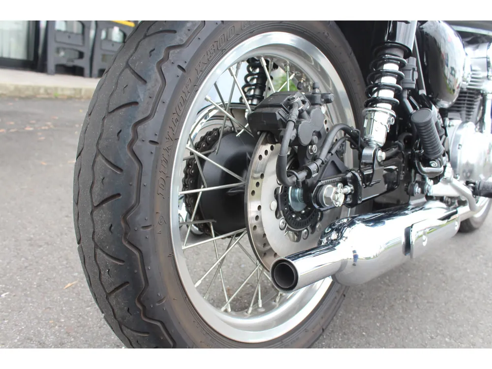 Kawasaki W800-2 2023, чёрный, фото 10