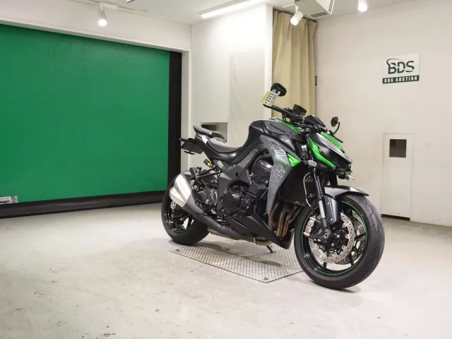 Kawasaki Z1000-5A 2019, black | green, фото 3