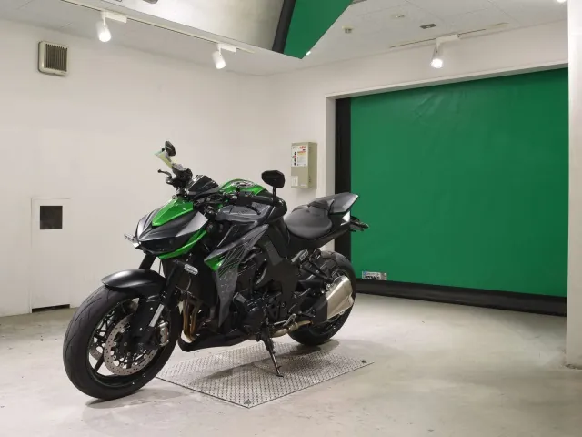 Kawasaki Z1000-5A 2019, black | green, фото 4