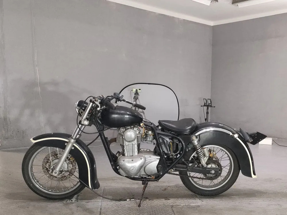 Kawasaki Estrella, чёрный, фото 2