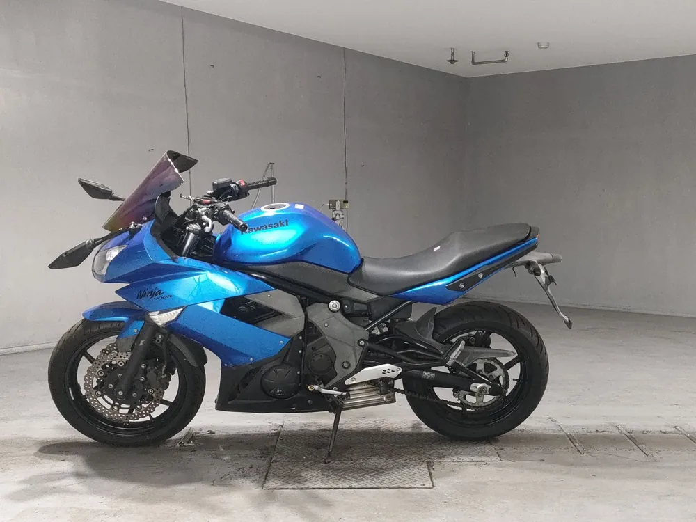 Kawasaki Ninja 400R 2012, синий, фото 2