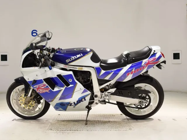 Suzuki GSX-R1100 1993, white | blue, фото 2