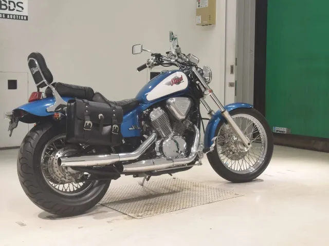 Honda Steed 400 1992, white | blue, фото 5