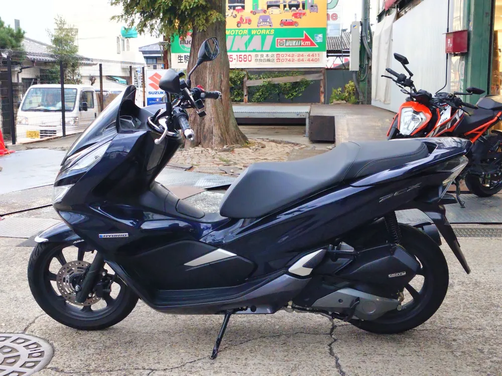 Honda PCX, navy blue, фото 7