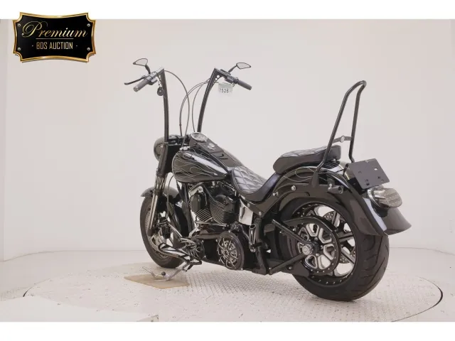 Harley-Davidson FLSTF1580 2007, чёрный, фото 6